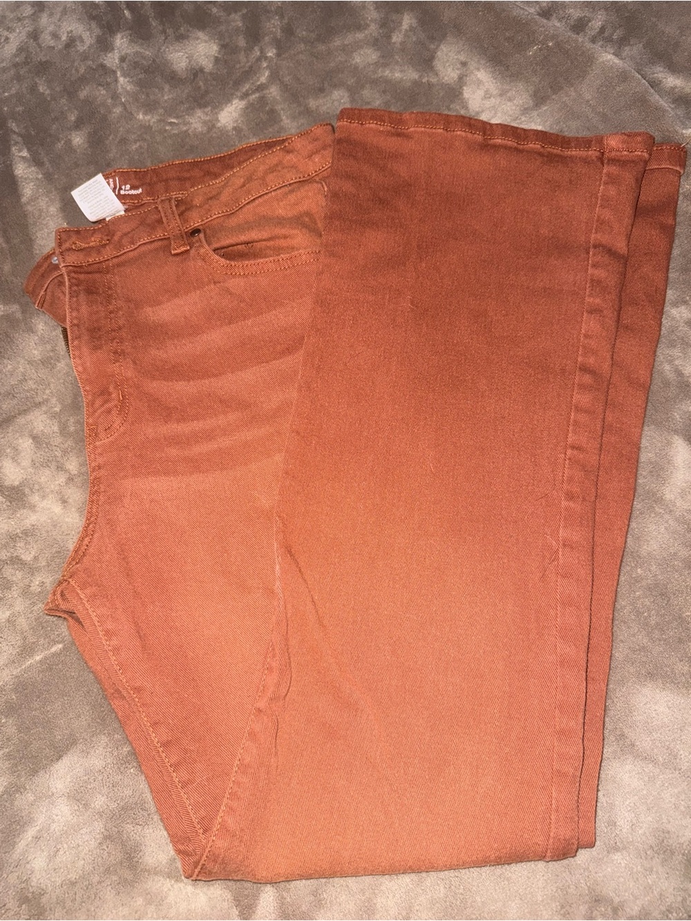 Time and Tru Women's Rust Brown Boot Cut Jeans Western Boho Sz 12 - Picture 5 of 11